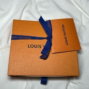 Louis Vuitton Authentic Empty Gift Box with Dustbag and Ribbon Small